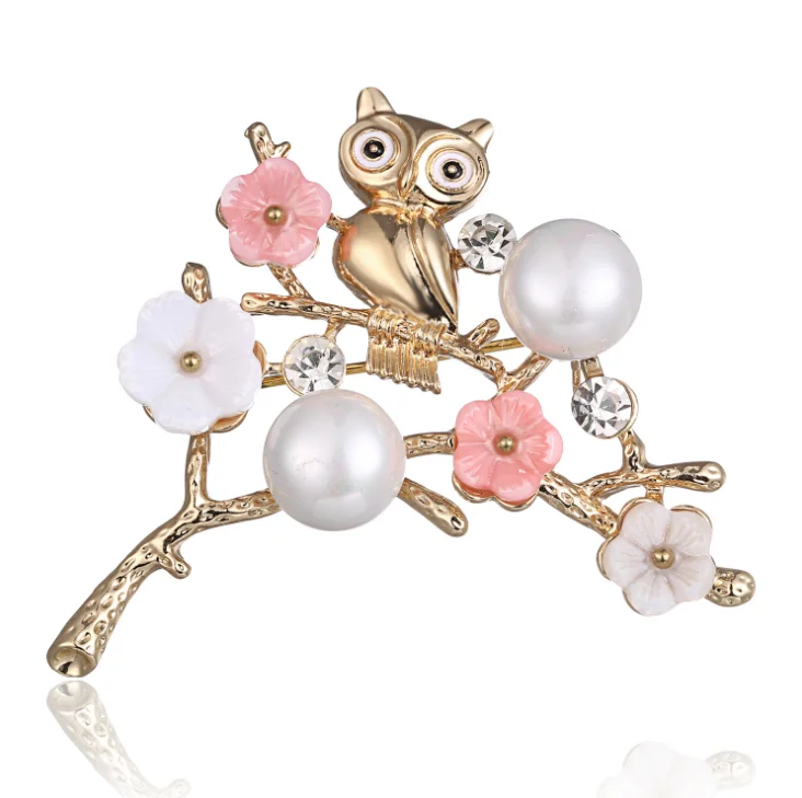 Винтажная брошь с корсажем в виде совы булавка для пальто броши птицами вечерние