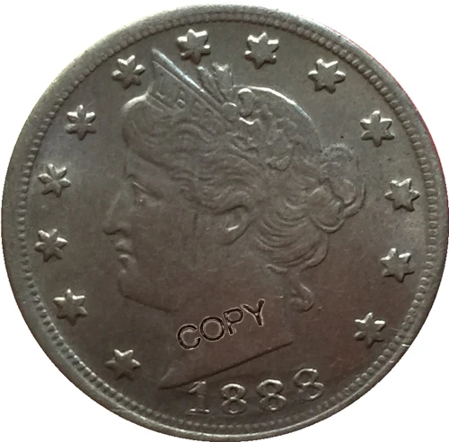 США 》 1884-1913 32 монеты LIBERTY HEAD NICKEL пятицентовые копии монет | Дом и сад
