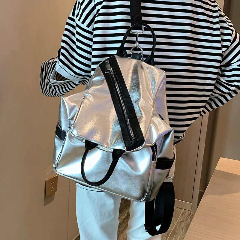 

women Pu Leather Backpack Fashion Women Backpack Large Capacity Shoulder Bags Anti Theft Teen Girl School bag Mochilas