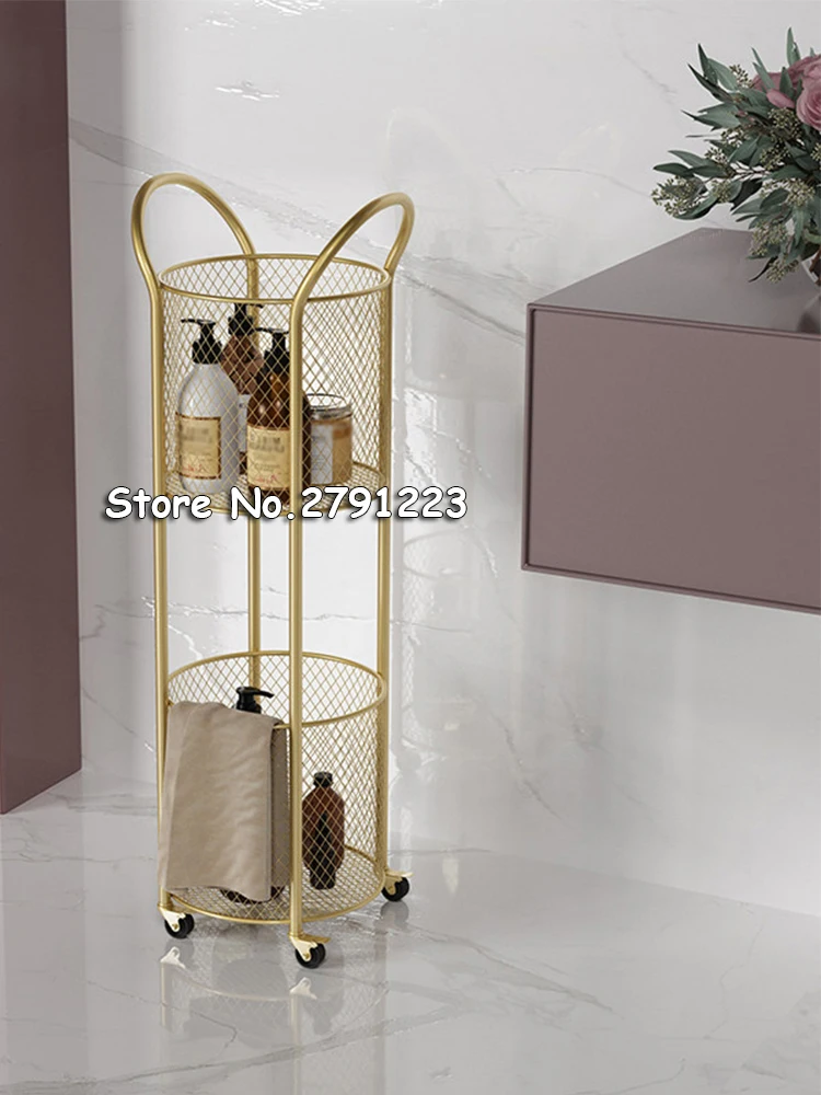 2019 Nordic Pink Multi-function Storage shelf Coffee Table Stroller Flower Stand Living Room Mobile Sofa Side Tables Dining Cart |
