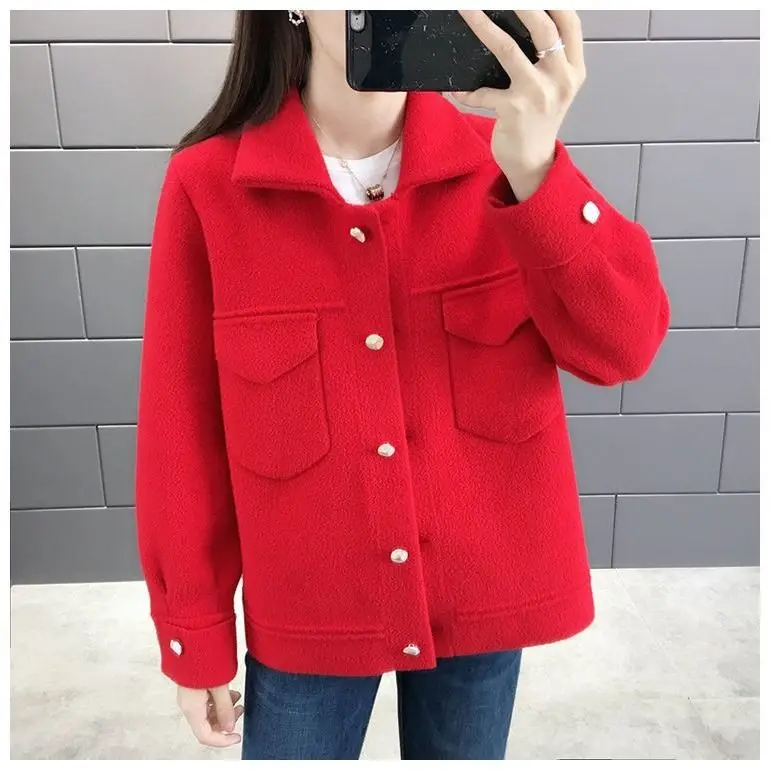 

Women 2020 Spring Autumn Artificial Mink Cashmere Sweater Coat Female Solid Color Casual Cardigans Knit Full Sleeve Soft Top G57
