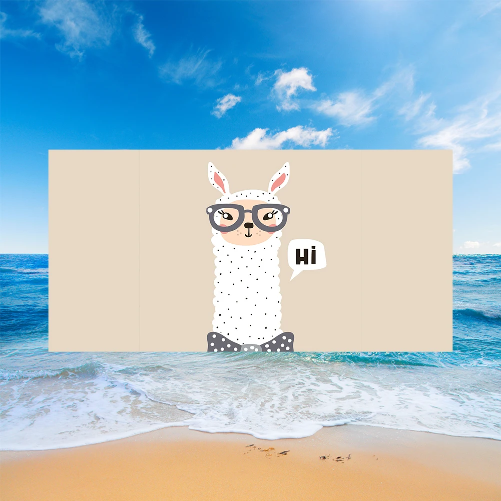 Бесплатная доставка свадебный подарок лама альпака с надписью Love You принт в виде