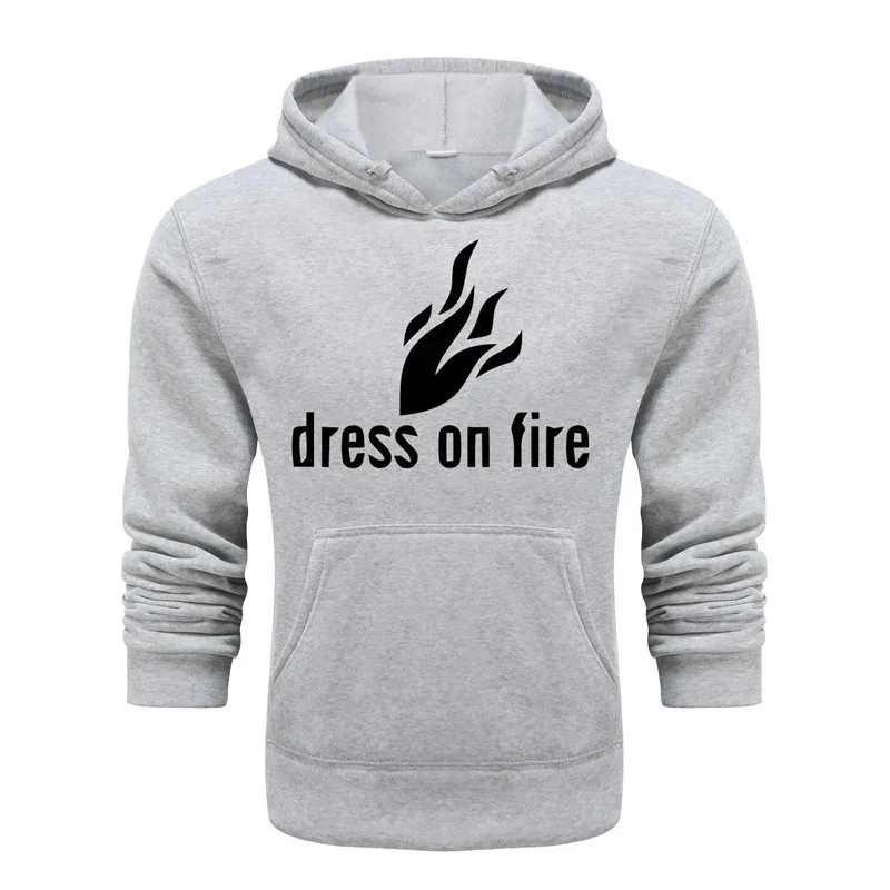 

2021 Men's Flame Print Hoodie Long Sleeve Casual Hoodie Spring and Autumn New Hooded Sweatshirt