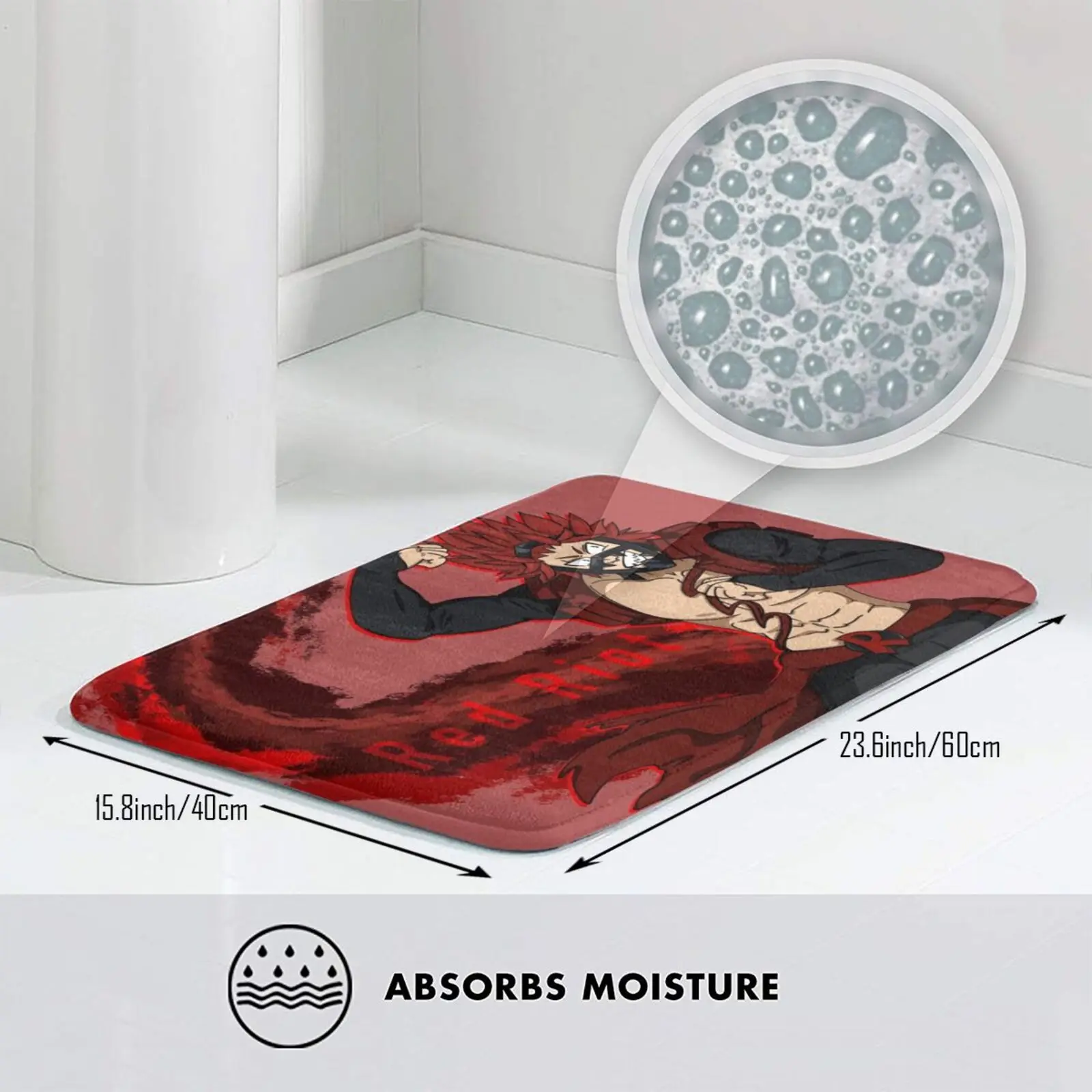 Красный коврик против бунт противоскользящие напольные коврики для спальни