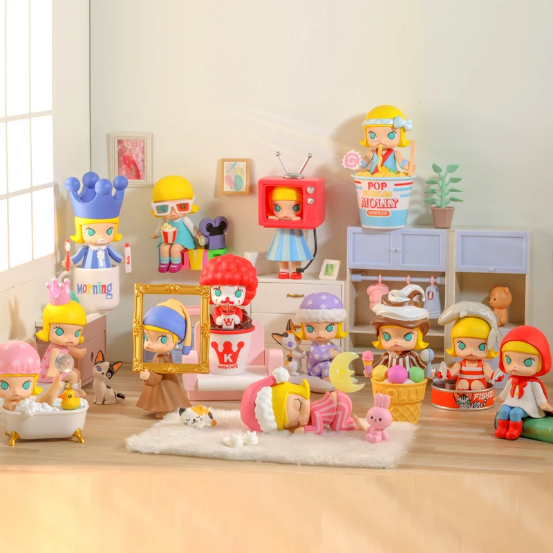 POP MART один день Молли серии художественные игрушки фигурка Случайная коробка