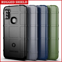 rugged shield case for samsung galaxy a11 m11 a21 a21s a31 a40s a41 a42 a51 a71 a81 a91 5g silicon armor bumper shockproof cover
