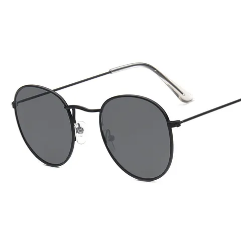 Солнцезащитные очки LeonLion зеркальные круглые для мужчин и женщин, небольшие классические, в винтажном стиле, из сплава, 2023