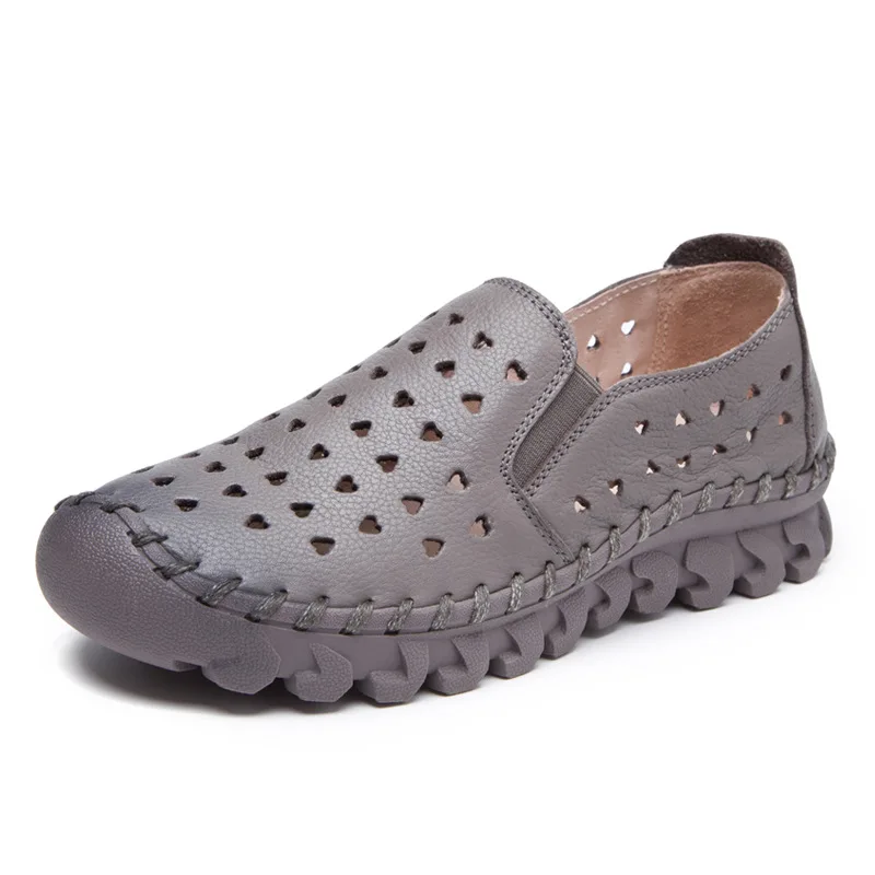 Fujin/Новинка 2020 года Дышащие мягкие женские туфли на плоской подошве Женские