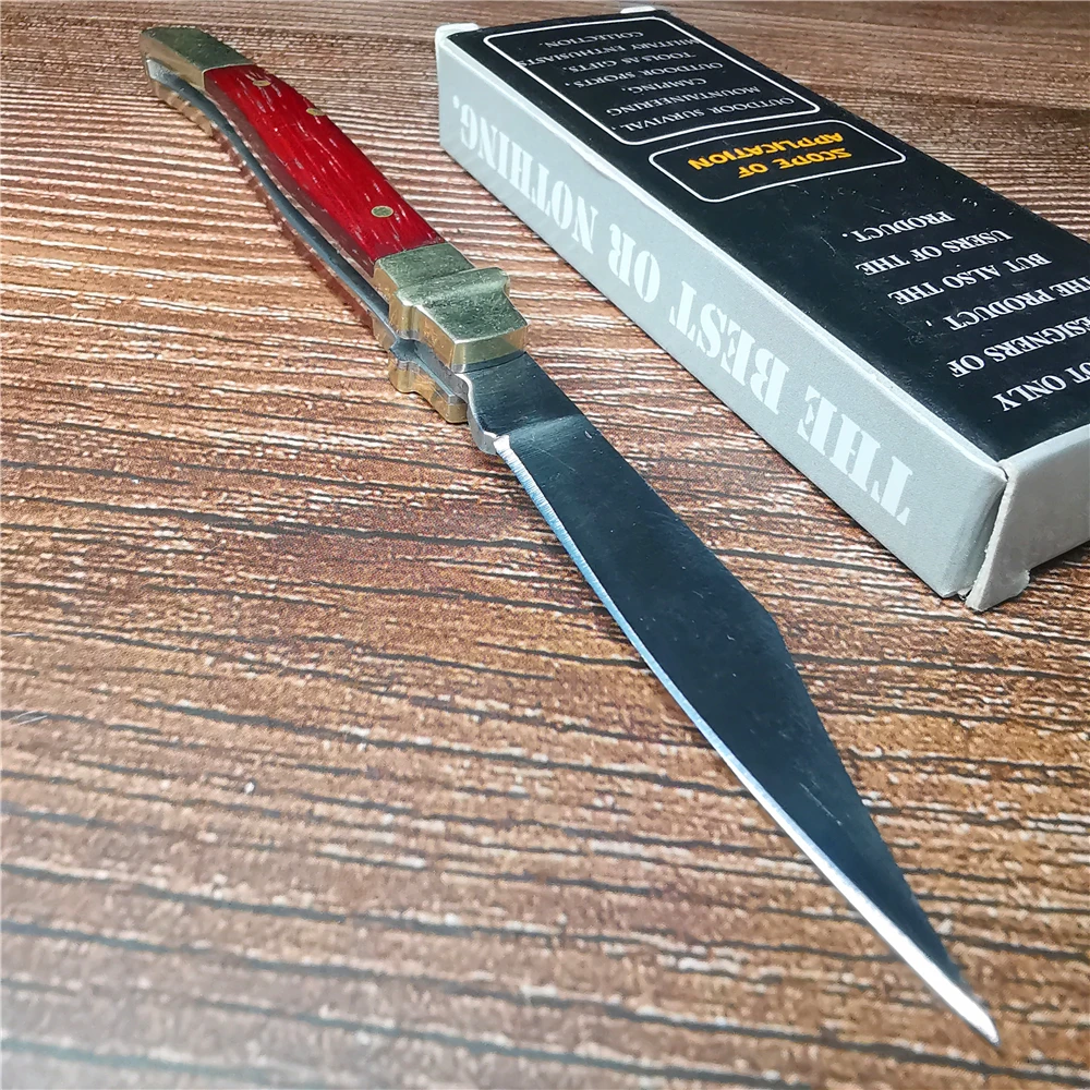 165 мм 9CR18MOV лезвие быстро открывающийся Складной нож Тактический выживания