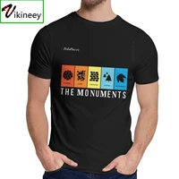 hot sale velovoices monuments bike cycling bicycle biking ride t shirt for unisex summer cool man natural cotton t shirt o neck