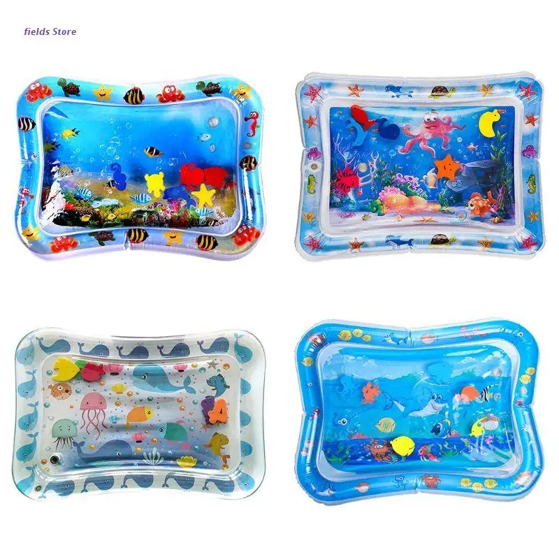 

Leakproof Baby Kids Water Play Mat Inflatable PVC Infant Playmat Cushion for Toddler Activity Playing Supplies