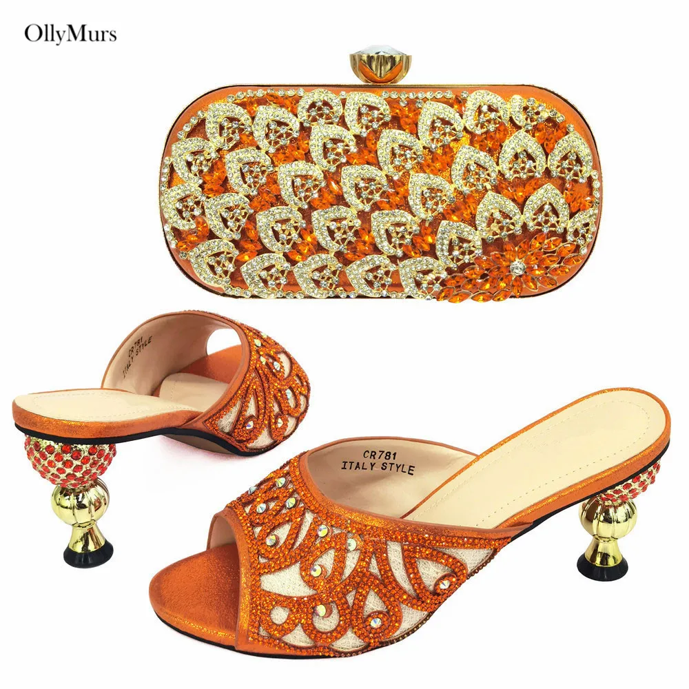 

Туфли-лодочки и сумки Стразы в итальянском стиле, Свадебный комплект женских аксессуаров в африканском стиле, распродажа