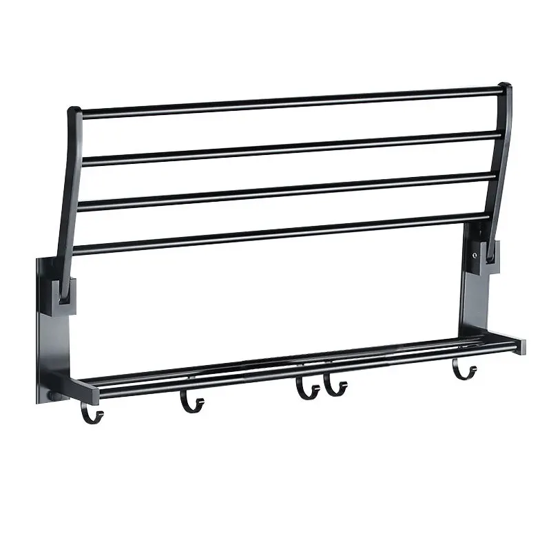 30/40/50/60/70/80 см ванная комната Вешалки для полотенец складной алюминиевый