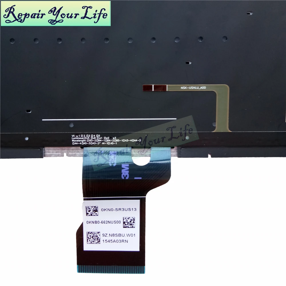 Клавиатура с подсветкой для ноутбука ASUS ZenBook Flip UX560 Q552 Q524 N592 Q504 UX560UQ UX английская