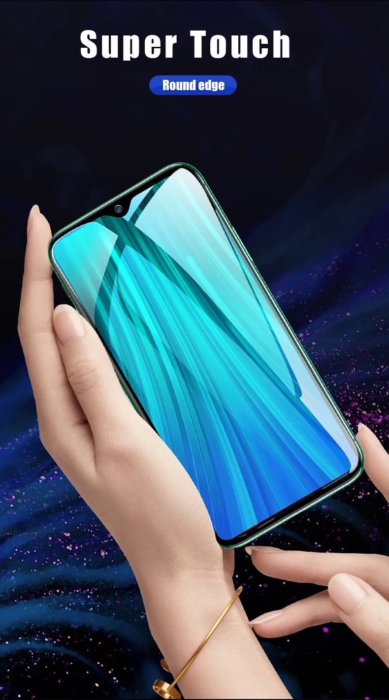 Для Xiaomi Redmi Note 8 закаленное стекло Redmi Note8 Pro защита экрана полное покрытие на XioMi Redmi Note 8 Pro стеклянная поверхность 8T 8a