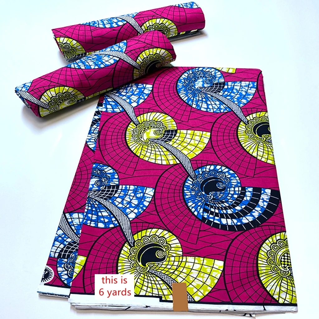 

Ghana Wax African Ankara Real Wax Blesing Wax Fabric 2021 High Quality African Fabric 100% Cotton Soft African Wax Print Fabric