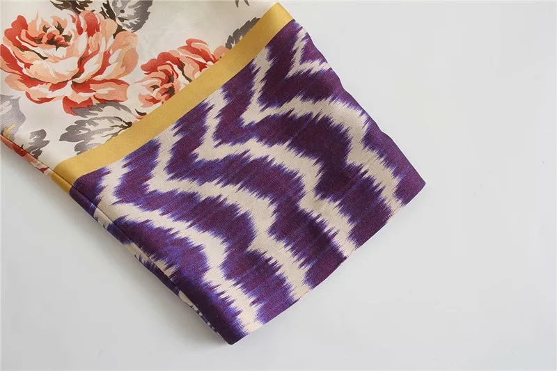 

TMODA1551 Za 2021 Summer Woman Vintage Floral Print Blazer Suits Trousers Suit And Printed Cigarette Pants Female Two Pieces Set