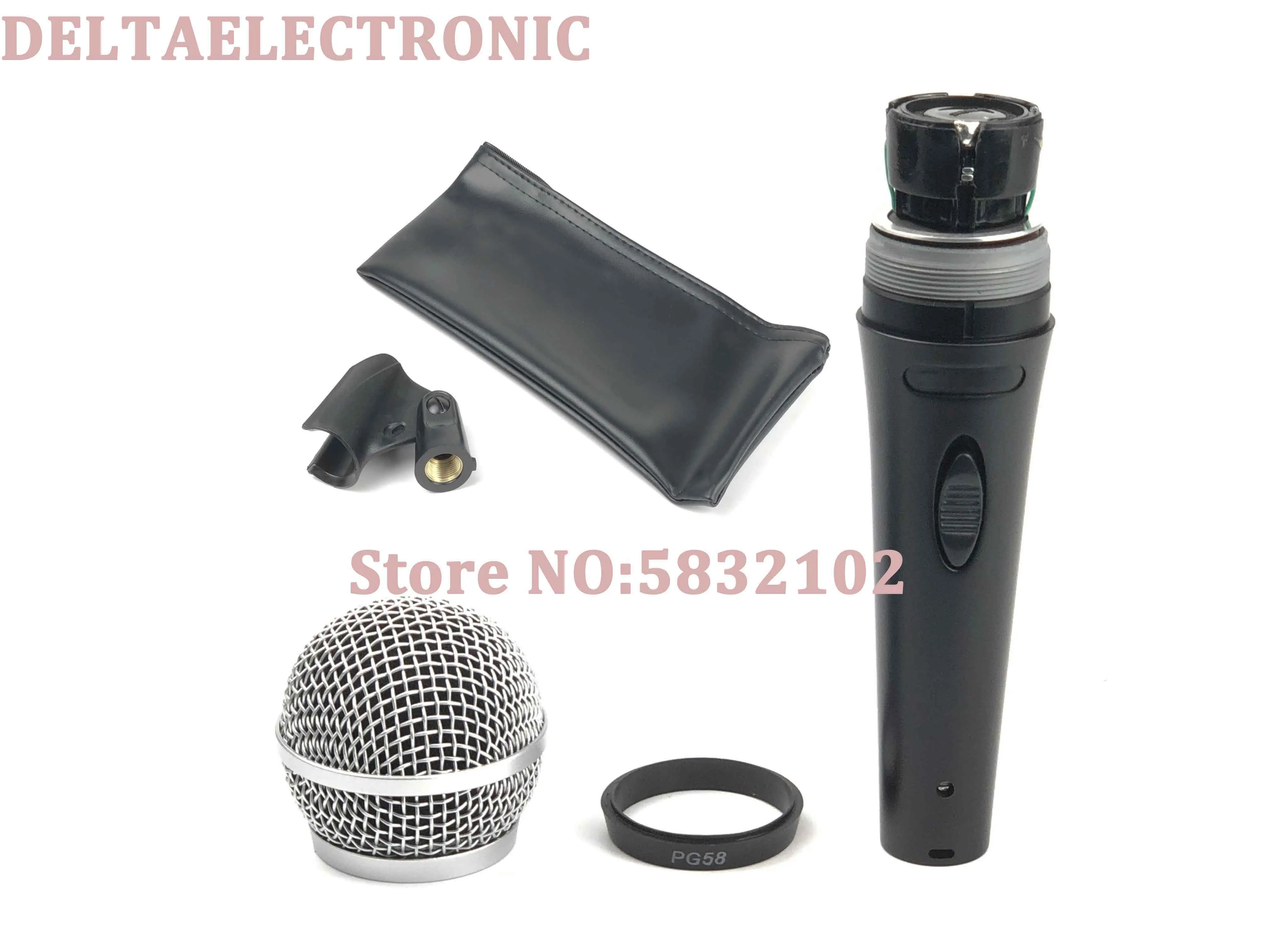 Кардиоидный динамический микрофон PG58 бесплатная доставка | Электроника