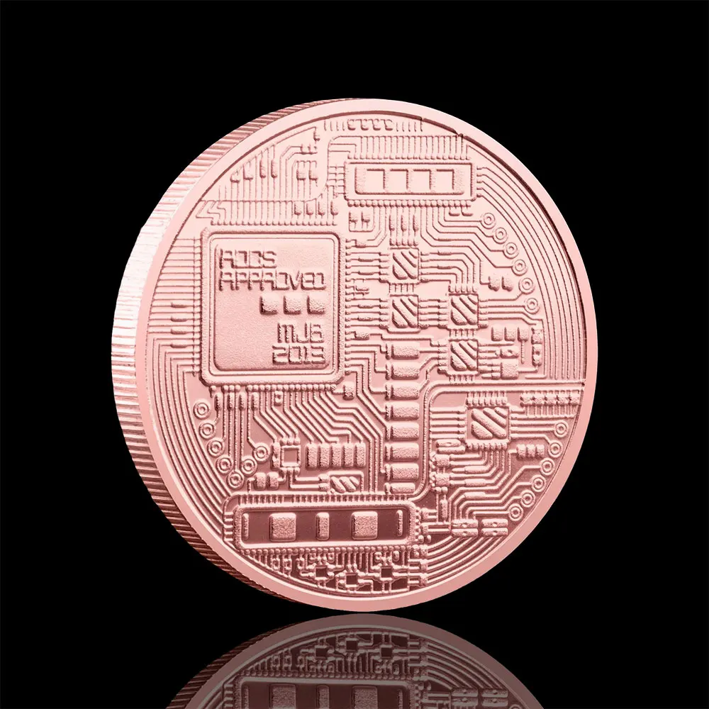 

1PCS Creative Souvenir Gold Silver Plated Bitcoin Coin Collectible Great Gift Bit Art Collection Physical Commemorative