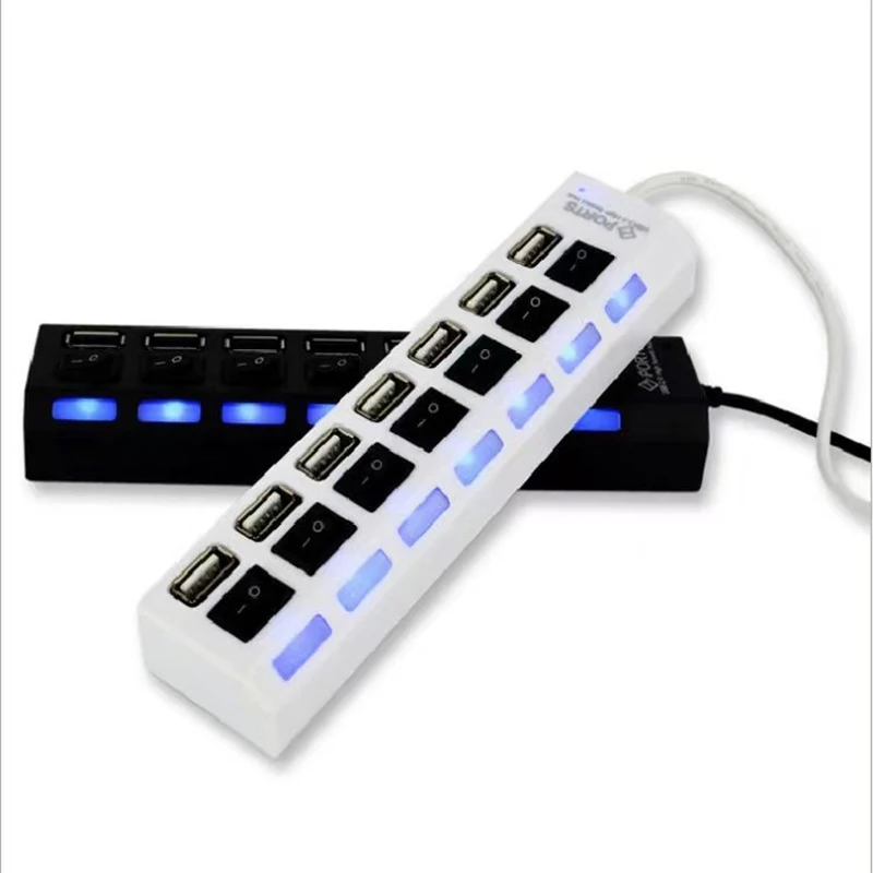

7-port switch USB2.0 3.0 HUB high-speed hub splitter USB 1 TO 7 socket