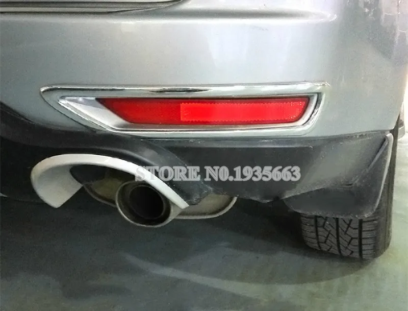 Для Subaru Forester ABS хромированный задний противотуманный фонарь накладка 2009 2012 2 шт.