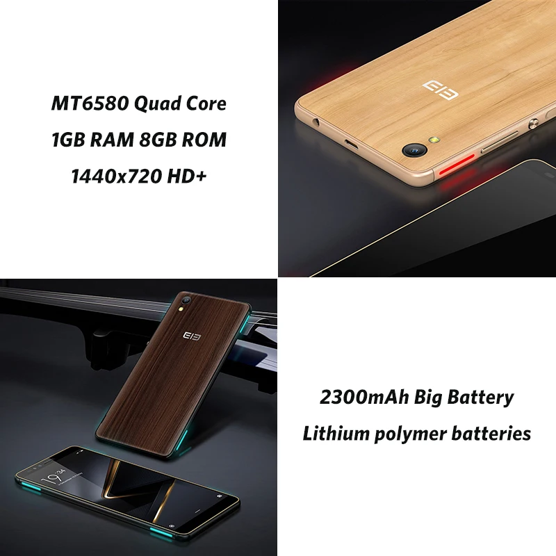 Elephone A2 5 47 дюймов 18:9 полноэкранный мобильный телефон Android 8 1 MT6580 четырехъядерный