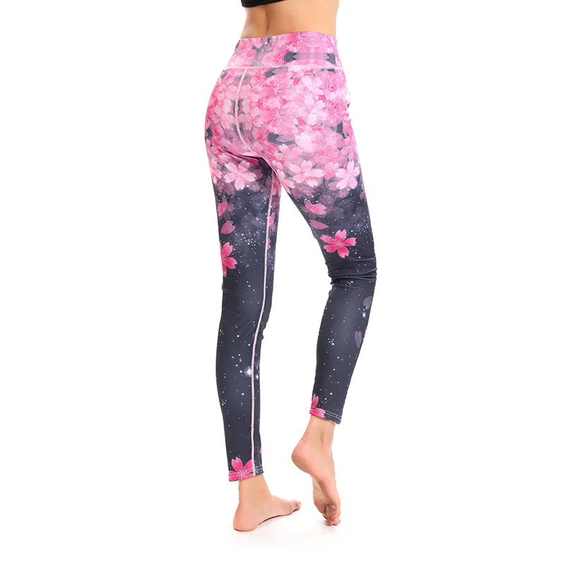 

Women's Sports Pants Yoga Leggings Seamless Sport Women Fitness for Gym Legging Print Running Push Up Slim Sexy Elastic Workout