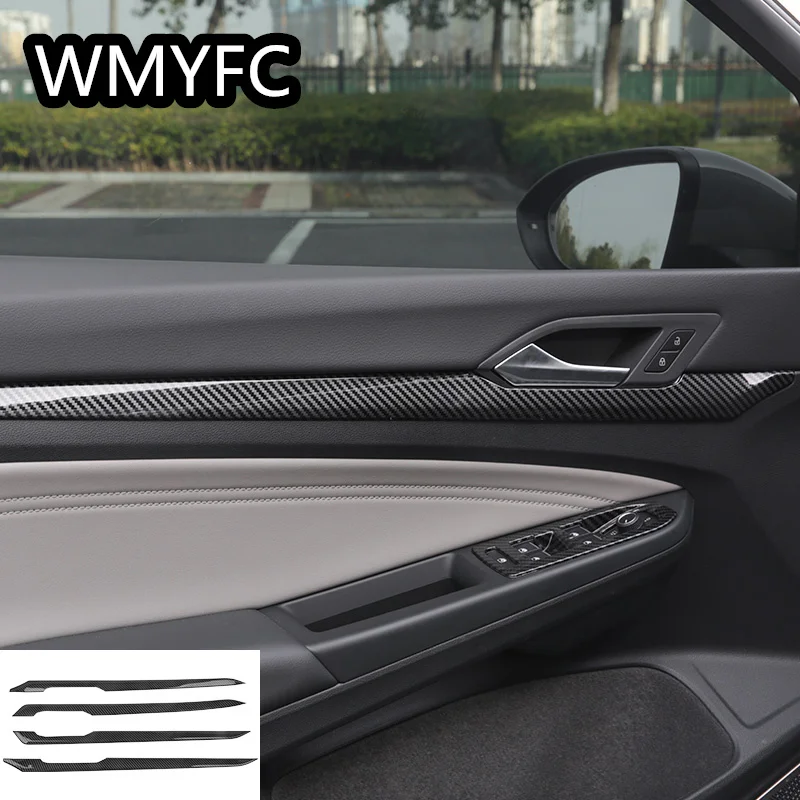 

Car Inner Door Handle Cover Armrest Moulding Trim Sticker Strip For Volkswagen VW Golf 8 MK8 PRO 2020 2021 2022 Accessories