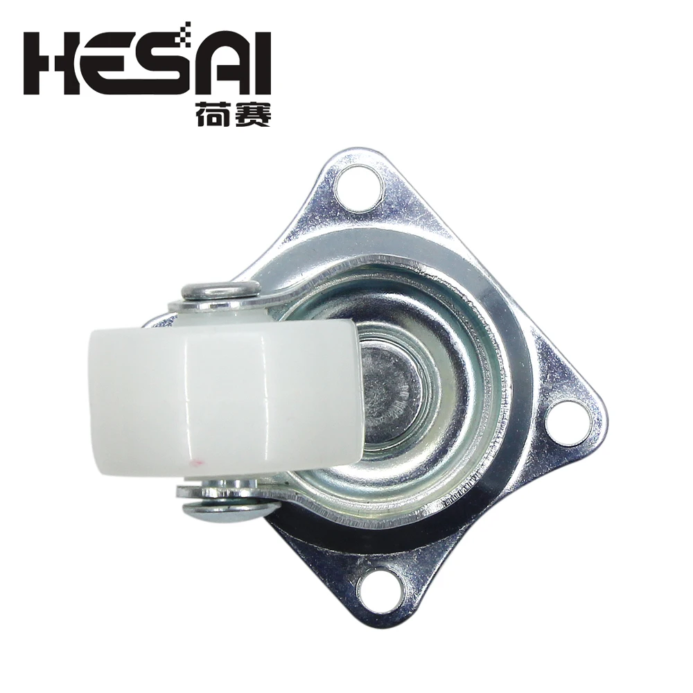 1 дюйм универсальный ролик Iight белое пластиковое колесо из ПП диаметр 25 мм