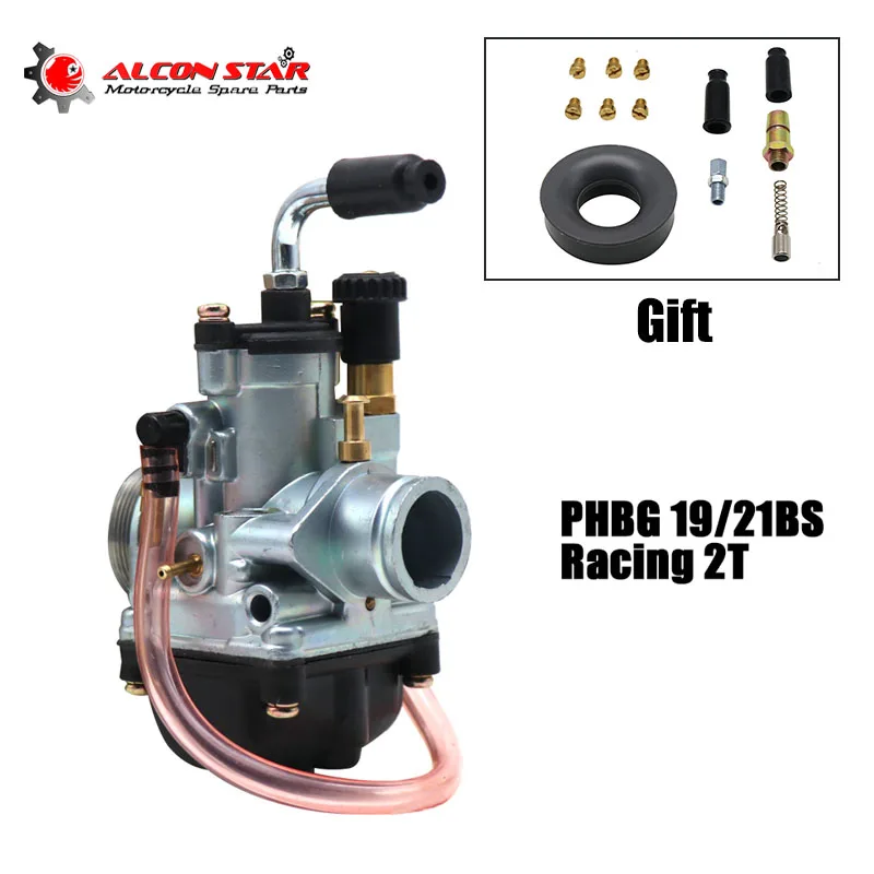 Alonctar-мотоциклетный Карбюратор Carb Dellorto PHBG 19BS/21BS Racing 2T для Yamaha BWS ZUMA BUMP APRILIA MBK AEON BETA