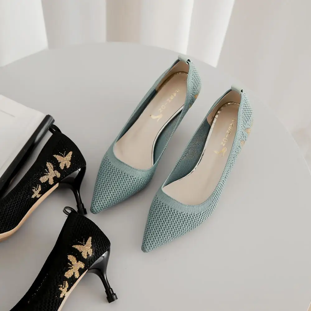 Женские туфли на высоком каблуке Сезон лето Новинка 2020 года Женская обувь с