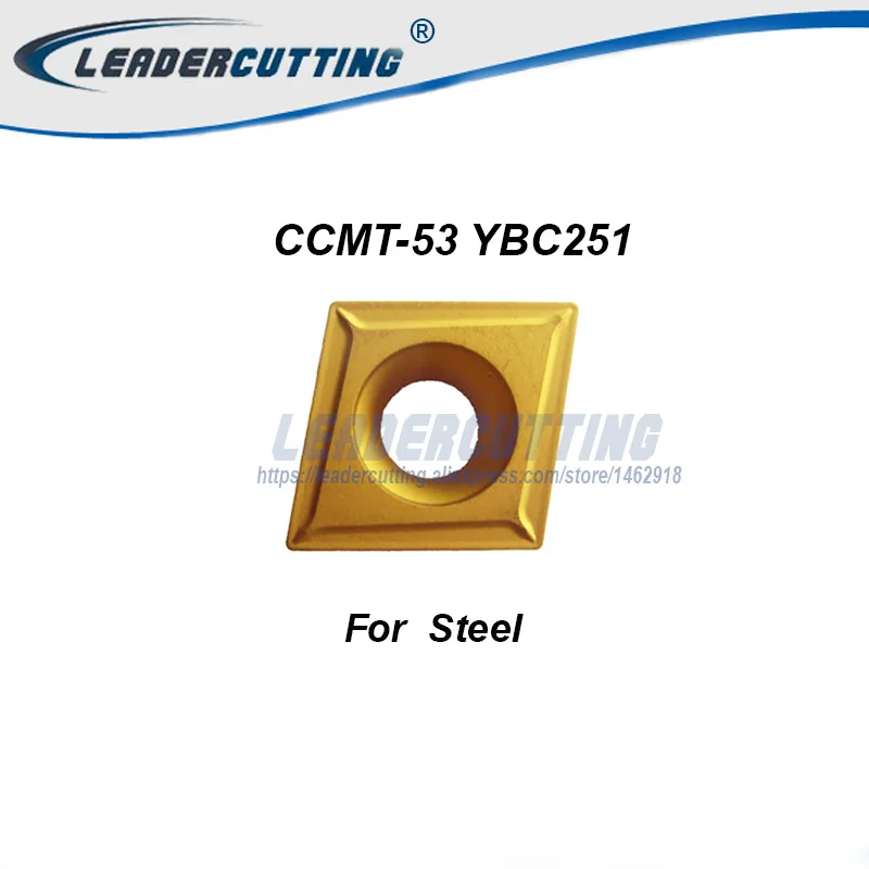 CCMT09T304 53 YBC251 CCMT120404 * 10 шт поворотные вставки режущее лезвие для держателя SCLCR/SCFCR