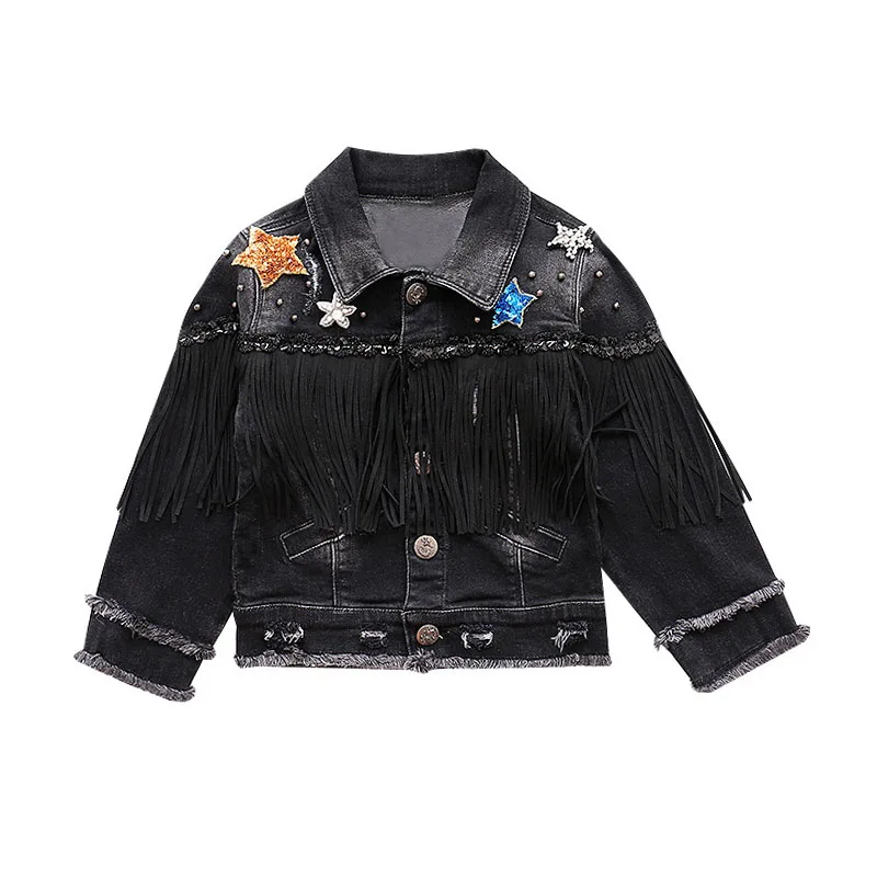 2020 джинсовая куртка для девочек эксклюзивные джинсовые пальто одежда маленьких