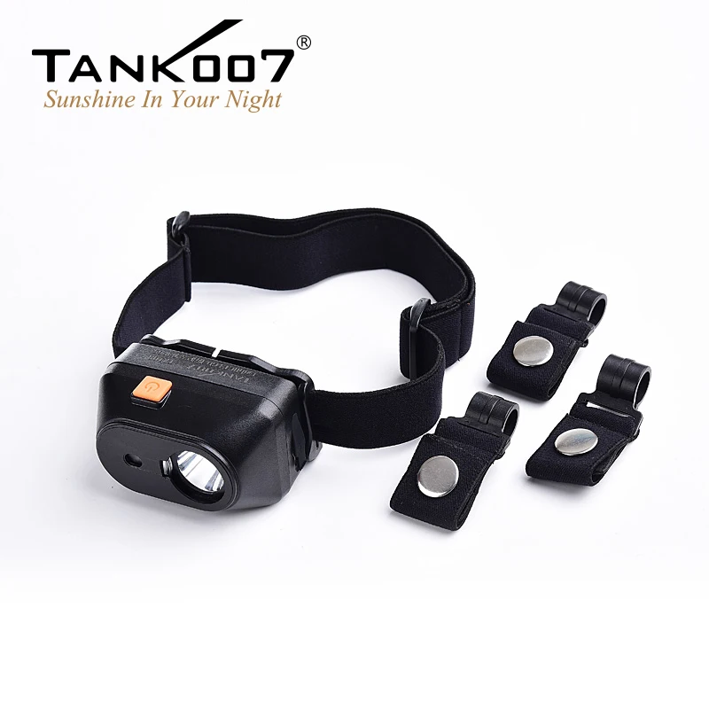 TANK007 Mini Explosion-proof EX ib IIC T3 GB Headlamp with USA Original CREE 3W LED Rechargeable Battery Head Lamp Flashlight