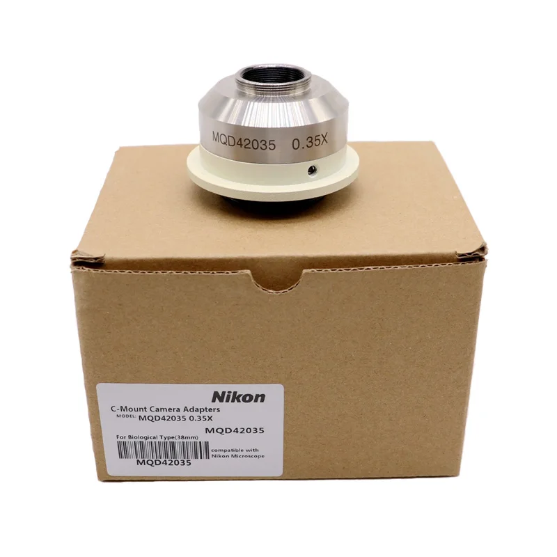 Focusable 0.35X 0.55X Microscope Camera Adapter C mount Adapter for Nikon Trinocular Microscope