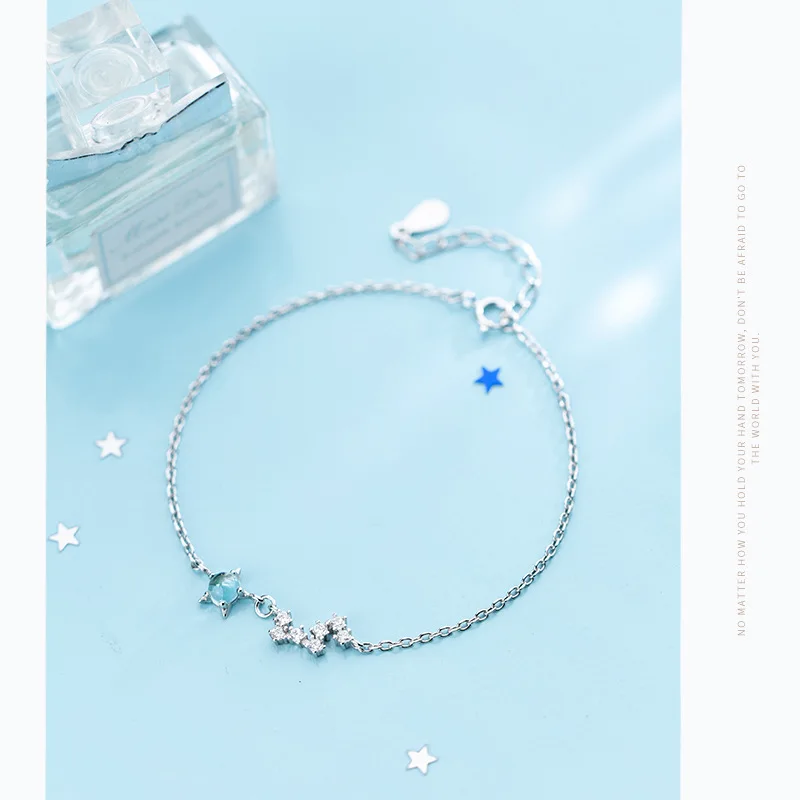 

La Monada Fine Silver 925 Jewelry Bracelet Female Woman Star Wave Chain Bead Minimalist Bracelets For Women Silver 925 Sterling