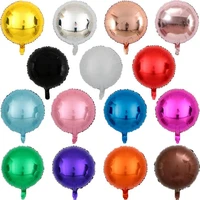 18inch Round Foil Metal Colorful Balloon Baby Shower Wedding Birthday Party Balloons Layout Decoration LX2375