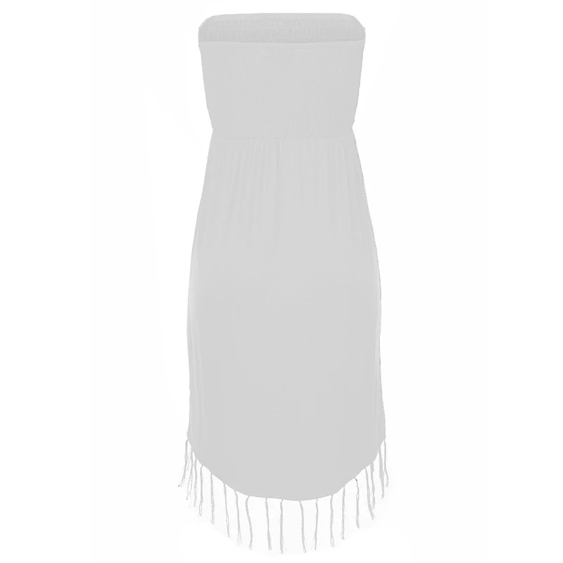 

2020 summer new women's knitted slim sexy solid color wrapped chest dress