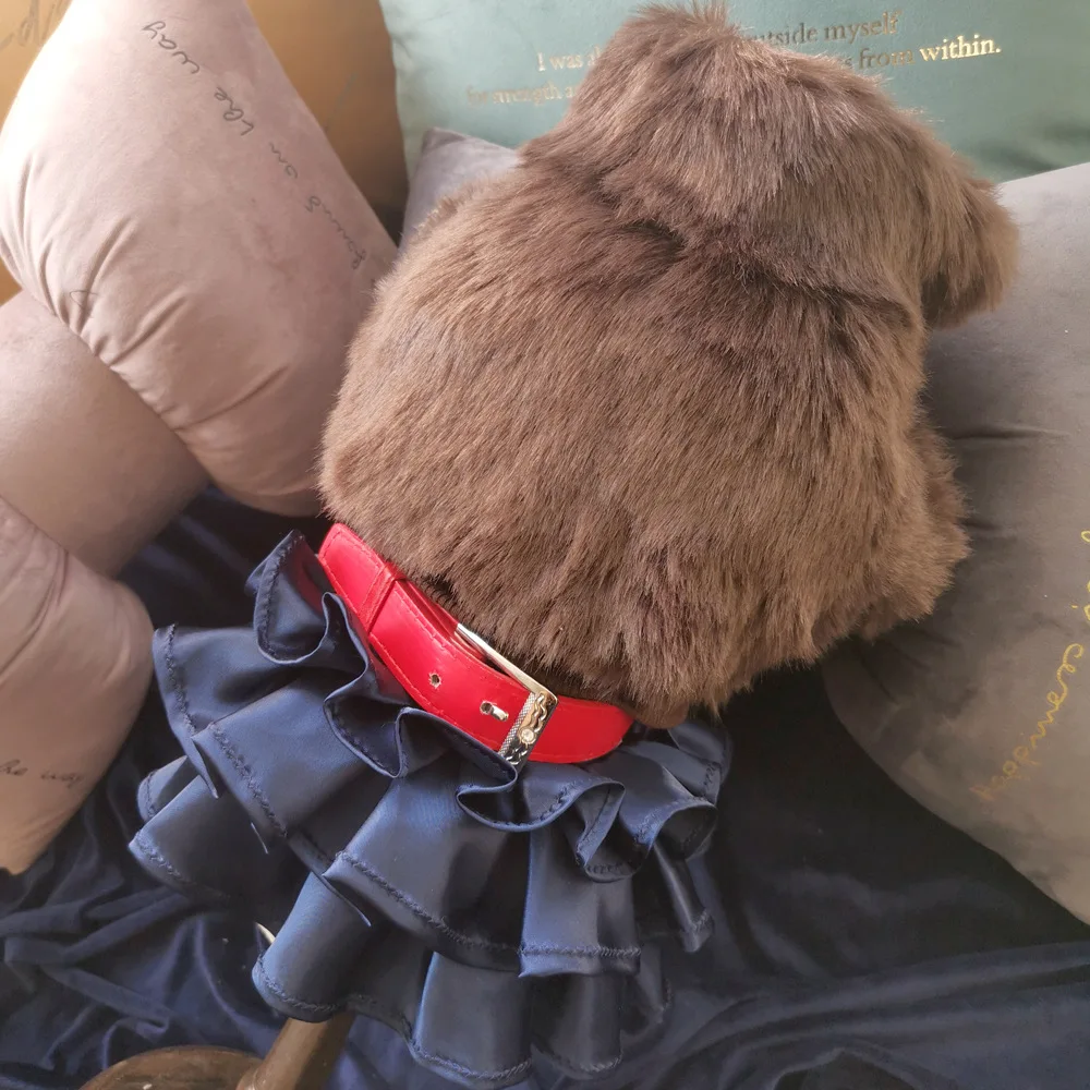 Модное мягкое меховое пальто для домашних животных одежда осени и зимы сохраняет