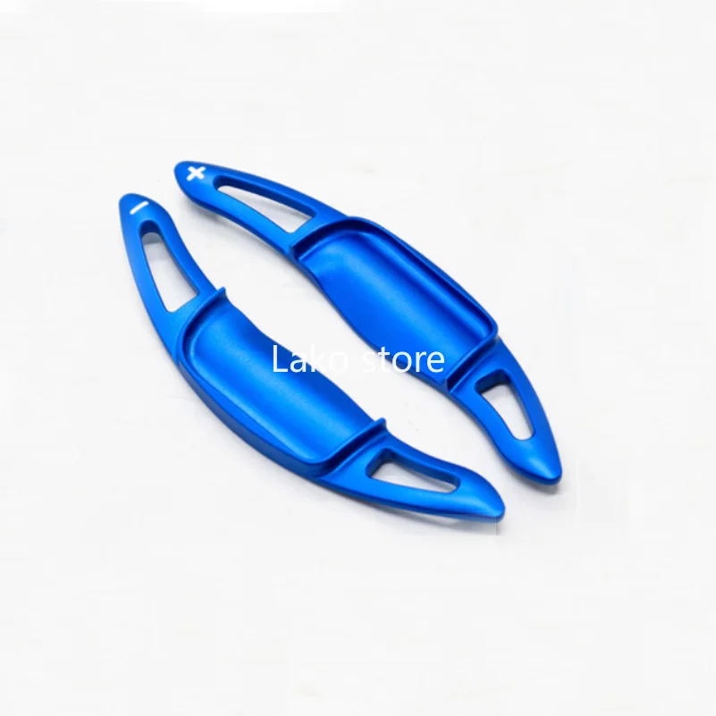 

2 шт., надежное внутреннее украшение из алюминиевого сплава, автомобильные весла переключения передач для Toyota Camry 2018-2020 синего цвета