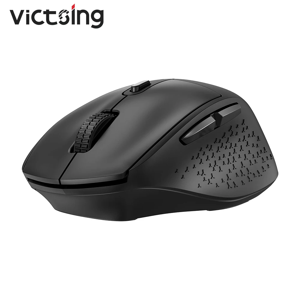 

VicTsing PC307 Ergonomic Whisper Comfortable Wireless Mouse Silent Noiseless Computer Mice With 6 Buttons 5 Level Adjustable DPI