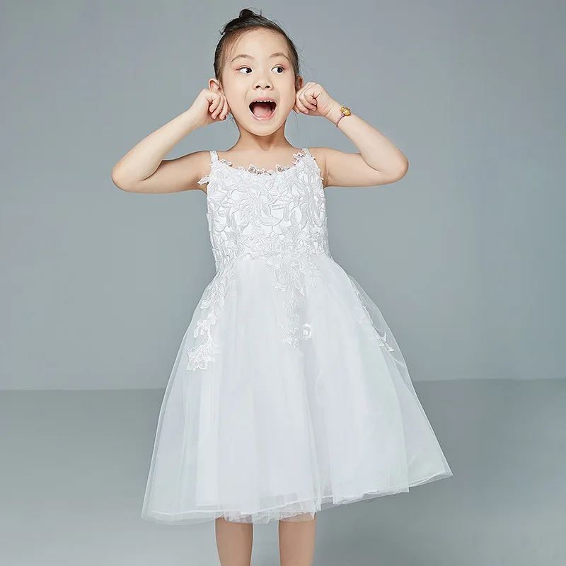 Новинка модные элегантные кружевные платья без рукавов из органзы с цветочным