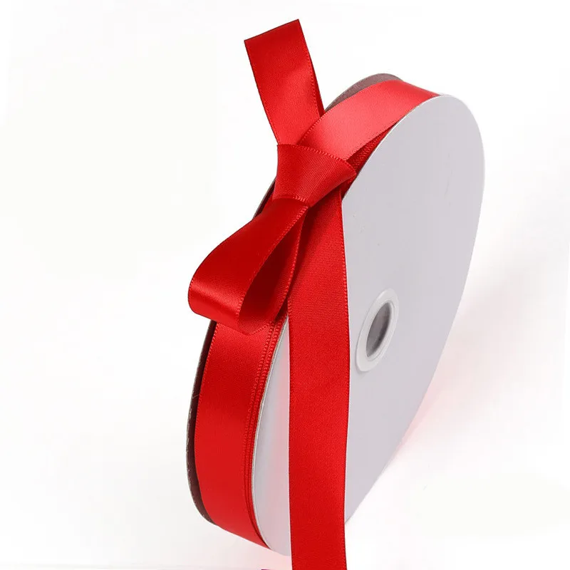 

100 Yards 1.5 cm Ribbons Decoration For Craft Jewelry Material Diy Bow Sewing And Haberdashery Accessories Wine Red Ribbon