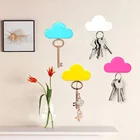 2020, вешалка, брелки, декоративные крючки, настенный Магнитный брелок в форме облака, минималистичное украшение для дома и офиса