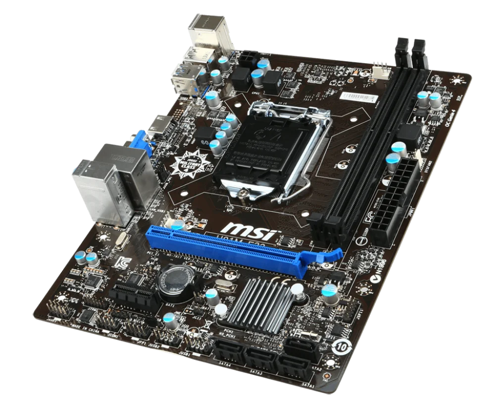 Новая материнская плата msi h81m-E33 lga1150 socket intel 2xddr3 ram SATAIII ssd USB 3 0 HDMI + VGA PCI-E X16 для