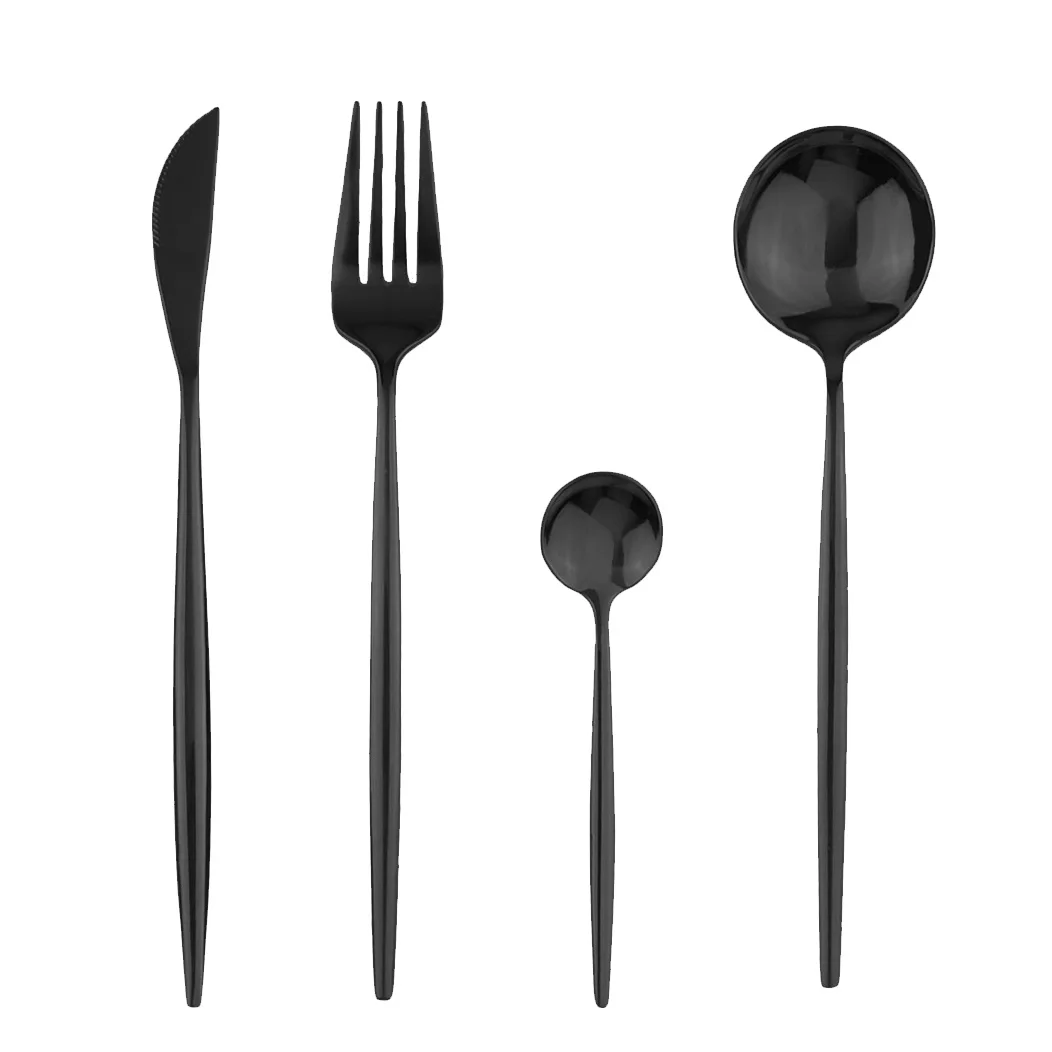 4 шт. набор столовых приборов из нержавеющей стали|Столовые сервизы| |