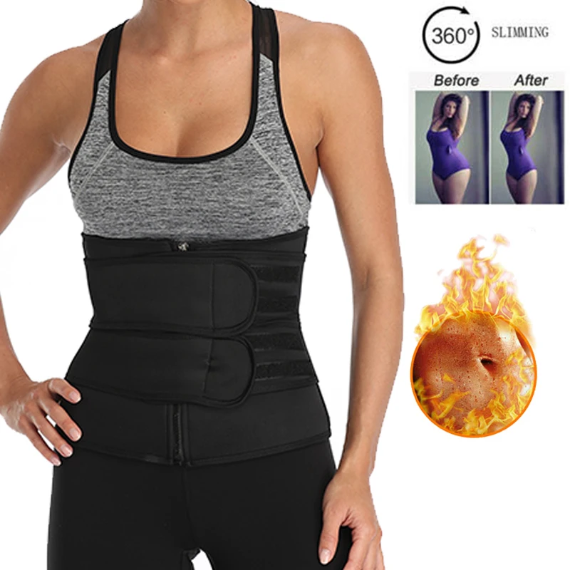 

Women Waist Trainer Shapewear Tummy Control Waist Cincher Slim Body Shaper Workout Girdle Underbust Corset Fat Burn Sweat Belt