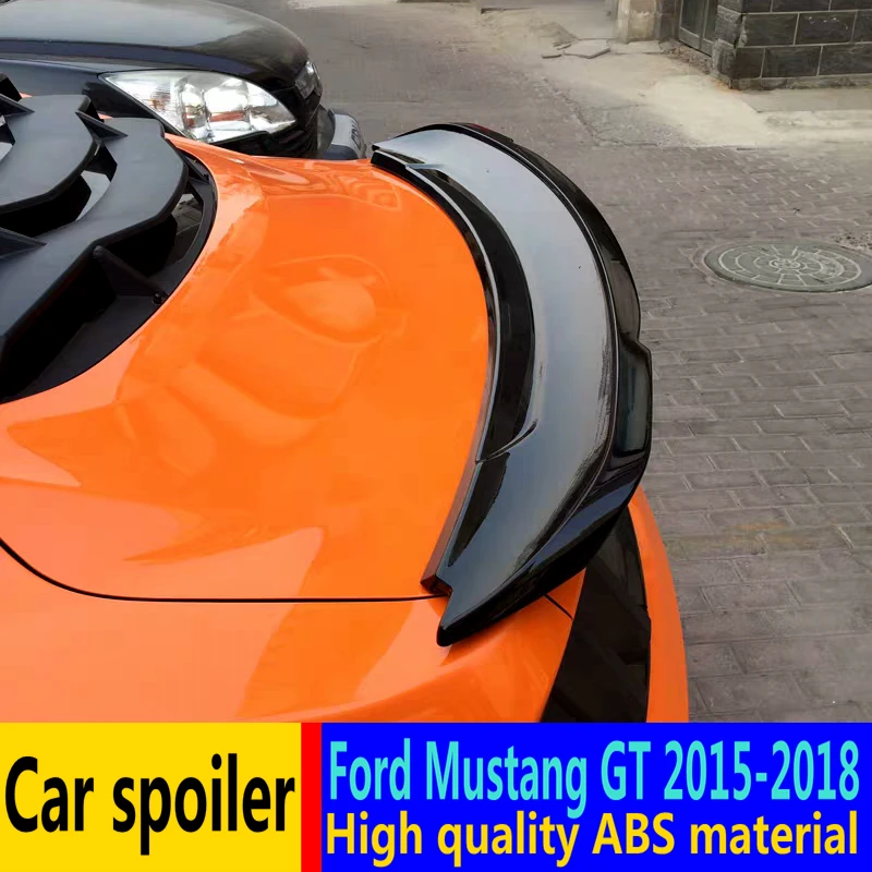 Для Ford Mustang спойлер 2015-2018 Высокое качество ABS Материал Автомобильный задний