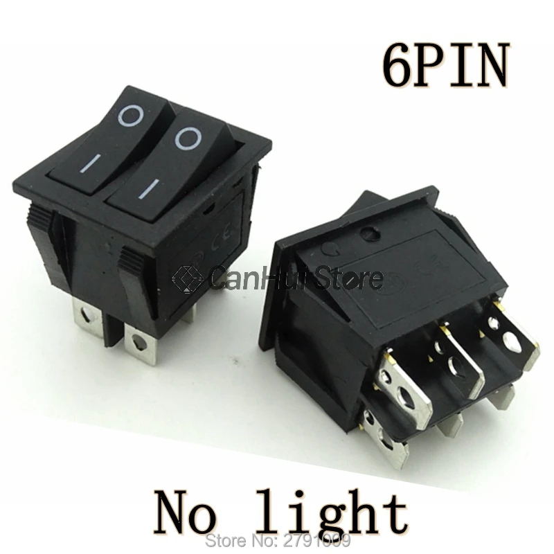 KCD9 4PIN 6PIN 16A 250V 20A 125V двойной переключатель светильник ВКЛ-ВЫКЛ KCD6 лодочный переключатель питания Электрический обогреватель двойной тип корабля