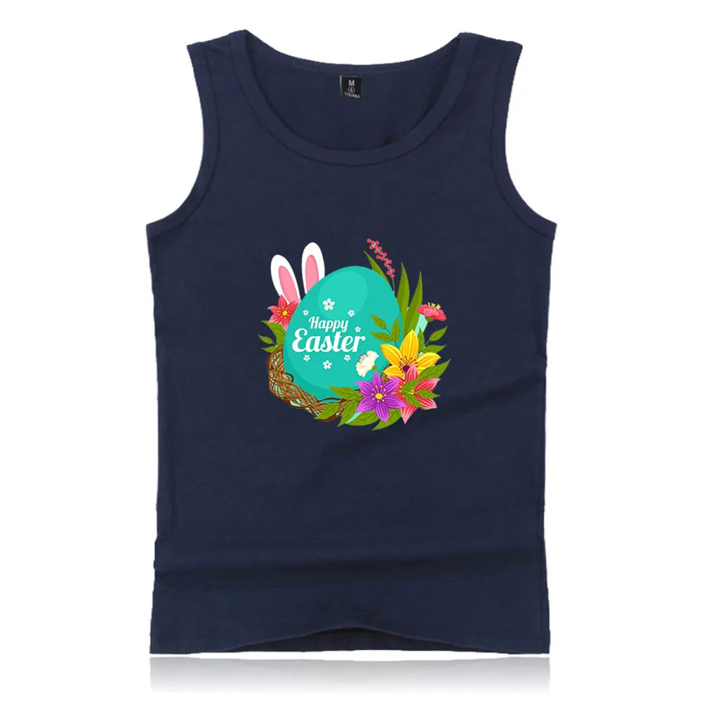 

Easter Day Vest Summer Fitness Clothing Mens Shirt Tank Top Gym Accessories Men Fashion Tank Top Birthday Gifts